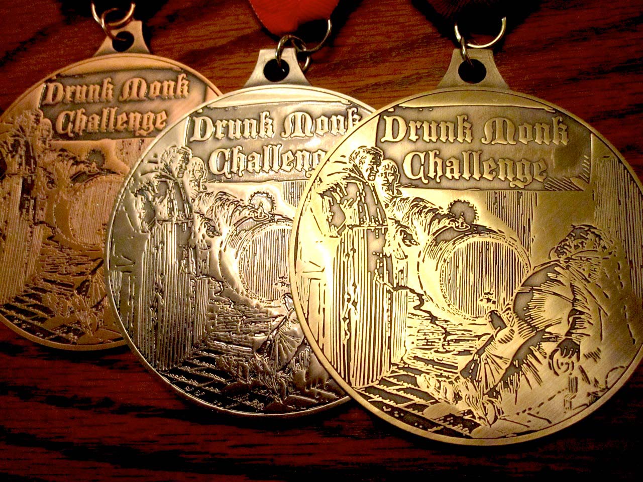 The 2011 Drunk Monk Challenge Competition Medals